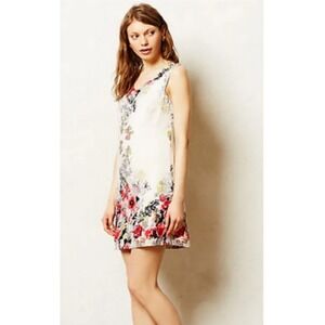 Floral Beaded Sleeveless Dress Women's Knee Length Party Casual 2p‎